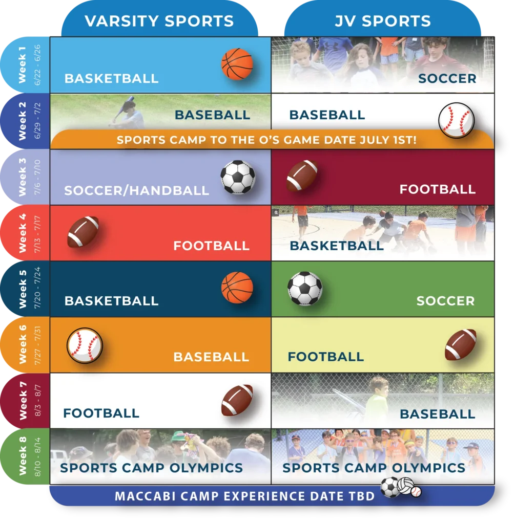 BT Camps Sports Calendar 2026